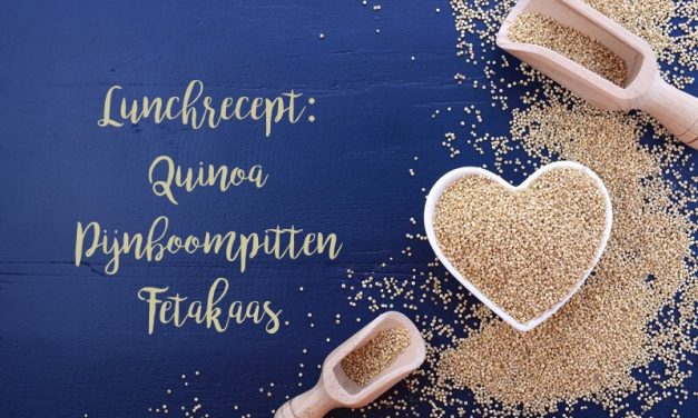 Quinoa recept met feta en pijnboompitten